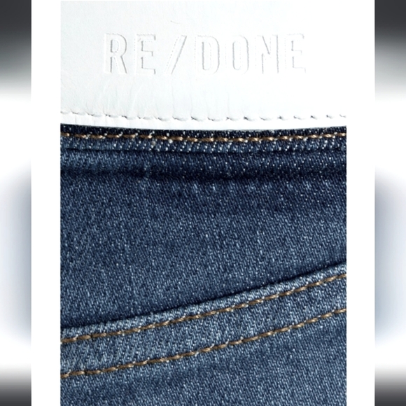 NWT RE/DONE 70s Ultra High Rise Stove Pipe Denim Jeans 29 - Picture 4 of 8